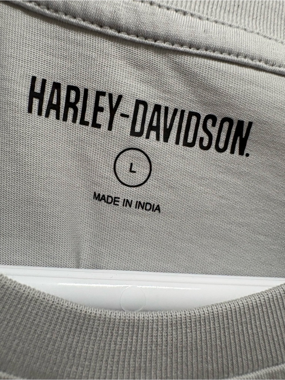 NWT Harley-Davidson Gray Logo Graphic Tee Shirt Women’s Crew Neck Biker Cotton - Picture 4 of 14